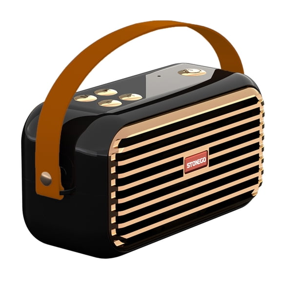 Wireless Bluetooth Speaker, Stereo Sound, Enhanced Bass and Treble - TWS Bluetooth 5.0 Connection, Support TF Card, USB and AUX Audio Input - High Quality Audio for Home, Office and Outdoor Use