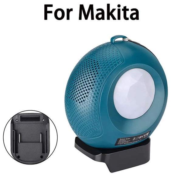 Wireless Bluetooth Speaker Stero Player Loudspeaker For Makita/Dewalt/Milwaukee/Bosch/Ryobi/Craftsman 18V 20V Li-ion Battery