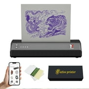 Wireless Bluetooth Tattoo Printer Machine, Inkless Stencil Machine for Tattooing, Tattoo Transfer Stencil Printer, 2500mAh Temporary Thermal Copier Machine for Tattoo Artists & Beginners