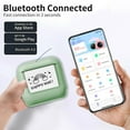 thumbnail image 1 of Wireless Bluetooth Thermal Label Printer | Portable Inkless Barcode Printer | 200DPI Precision | 57mm Paper Width | WalkPrint App | Beige/Purple/Green | Home & Office Use, 1 of 8