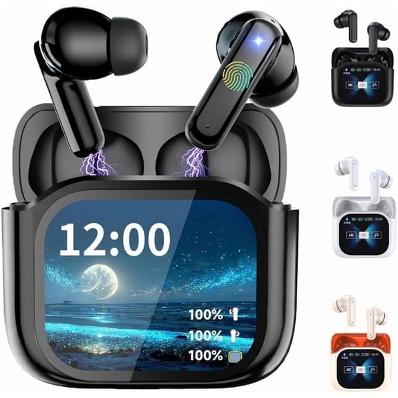Wireless Bluetooth Translation Earphone with Real-time AI Translator, Two-Way Language Earbuds for 144 Languages Travel Business