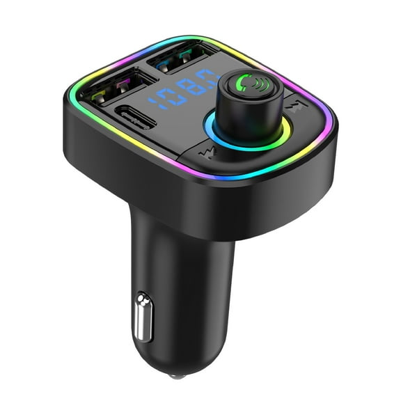 Wireless Bluetooth Transmitter, Car Radio Adapter Kit with USB Charger, Multifunctional Car Charger for MP3 Player and Vehicle Use
