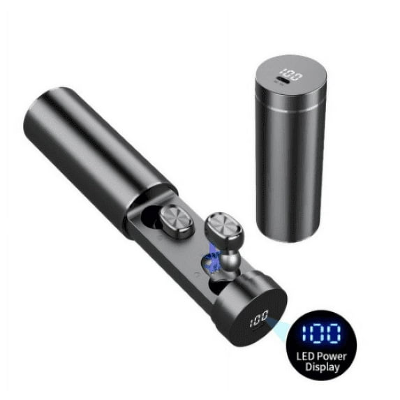 Wireless Bluetooth headset with LED display