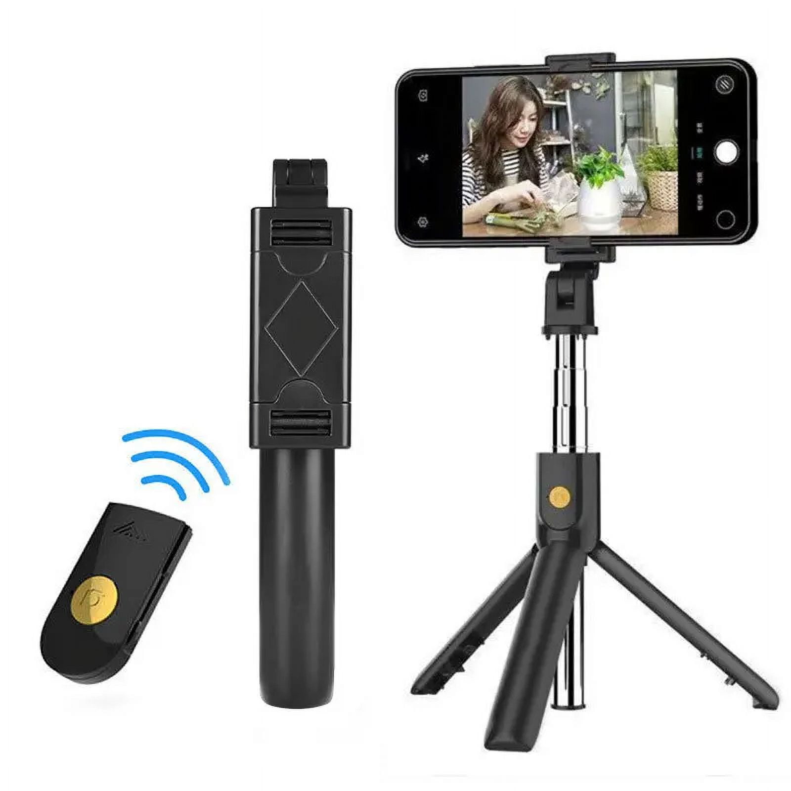 Wireless Bluetooth Selfie Stick Foldable Tripod For Phone Cell Phone Extendable Tripods For iPhone Xiaomi Samsung For Video Live