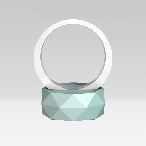 Wireless Bluetooth speaker Smart colorful atmosphere speaker Night light (light blue)