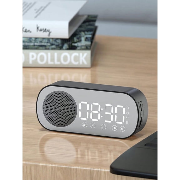Wireless Bluetooth speaker, multi-functional speaker, mini AI smart alarm clock speaker