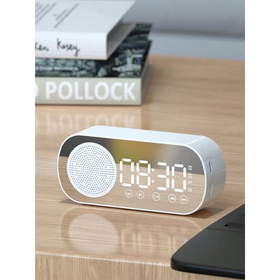 Wireless Bluetooth speaker, multi-functional speaker, mini AI smart alarm clock speaker