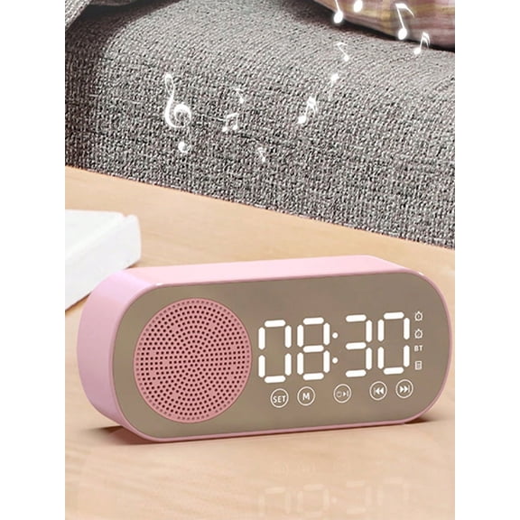 Wireless Bluetooth speaker, multi-functional speaker, mini AI smart alarm clock speaker