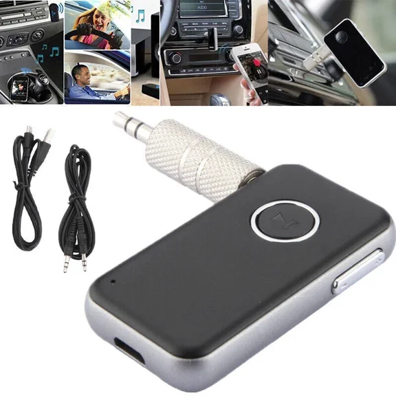 Wireless Bluetooth4.1 Aux Audio Music Adapter Receiver Handsfree Car Home Stereo