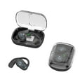 thumbnail image 1 of Wireless Bone Conduction Bluetooth 5.3 Earbuds,Rotatable Earloop Sports Headphones,Semi Transparent Digital Display Charging Bin,Open Ear Comfort,Anti Drop Stable Wear,Type C Fast Charge Headphones, 1 of 9