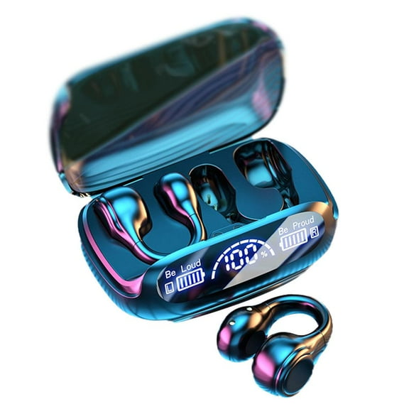 Wireless Bone Conduction Ear Clip Headphones, HIFI Sound, Non-In-Ear Design, Bluetooth 5.3, 6-Hour Battery Life