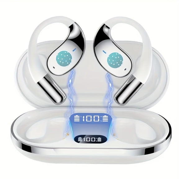 Wireless Bone Conduction Headset: Real-Time Translation in 144 Languages, smart Noise Cancellation, Meeting Notes Translation, Touch CONTROL, Deep Bass for Running, Business, Music & Calls