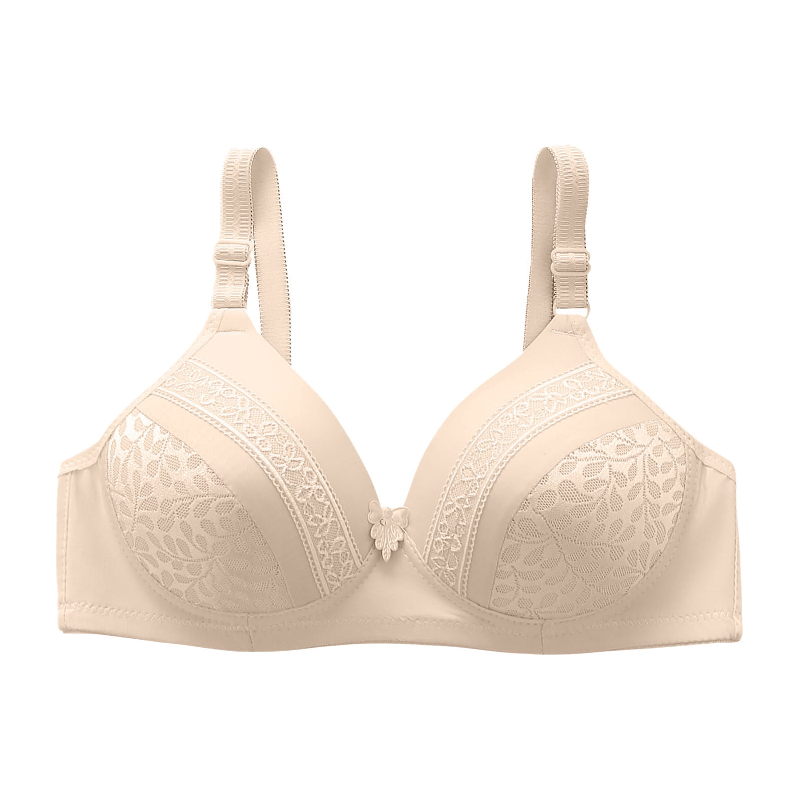 Hongchun Wireless T-Shirt Bra, Wireless Full-Coverage Bra, Pullover Wirefree  T-Shirt Bra 