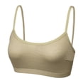 thumbnail image 1 of Wireless Bra for Women, Comfortable Wirefree Bra with Breathable Fabric and Adjustable Straps for Daily Wear, Lightweight T Shirt Bra, 1 of 7