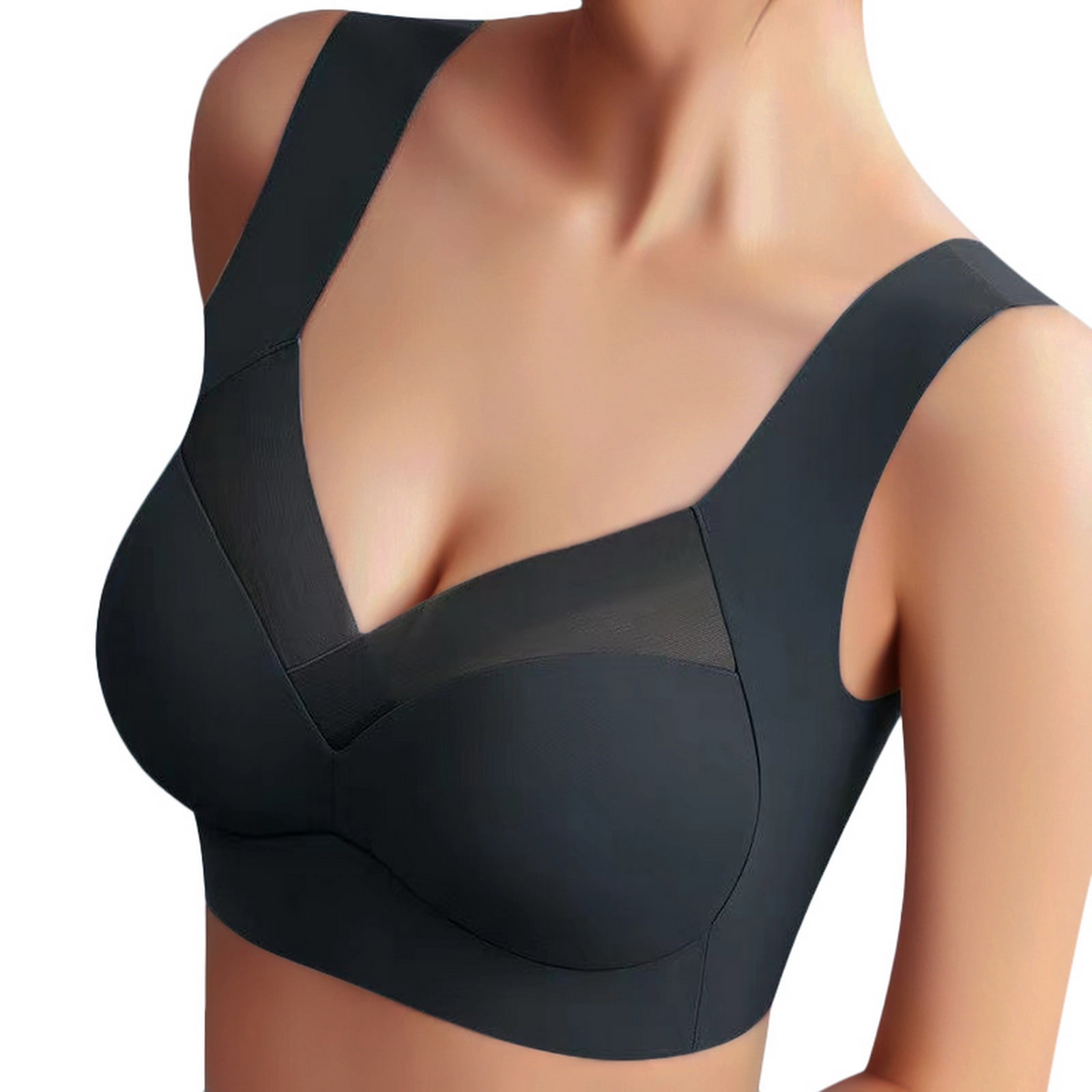 Wireless Bras Women Extremely Comfortable Adjustable Padded T-Shirt Bras 