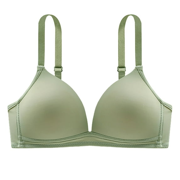 UPPADA Wireless Bras for Women Bras for Women Front Snap Close Button Bras No Wire Full Support Buckle Bra Comfy Push Up Seamless Underwear Bras Full Coverage Bras for Women Clrearance on Sale