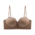 thumbnail image 1 of Wireless Bras for Women JIANLAI Front Closure Underwire Support Bra, Removable Adjustable Thin Strap Seamless Bra, Multiway Daily Evening Outfit Support Bra, 1 of 3