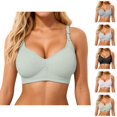 thumbnail image 1 of Wireless Bras for Women Lightweight Removable Strap Seamless No Underwire Push Up Bralette Everyday Bra, 1 of 5