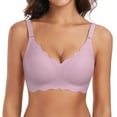 thumbnail image 1 of Wireless Bras for Women No Underwire Full Coverage Padded Push Up T Shirt Bras Seamless Bralette Comfort Everyday Bra, 1 of 6