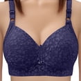 thumbnail image 1 of Wireless Bras for Women No Underwire Supportive Floral Lace Bra Seamless Push Up Full Coverage Everyday Bralettes, 1 of 6