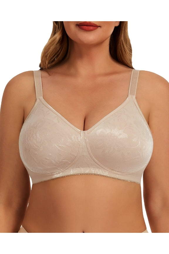 Wireless Bras for Women Non Padded Full Coverage Bras Comfort Supportive Everyday Bras