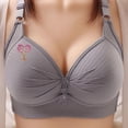 thumbnail image 1 of Wireless Bras for Women Non Wired Seamless Bras with Removable Pads Gray M, 1 of 5