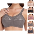 thumbnail image 1 of Wireless Bras for Women Plus Size Cute Lace Full Coverage No Underwire Non Padded Bralettes Everyday Bra, 1 of 5