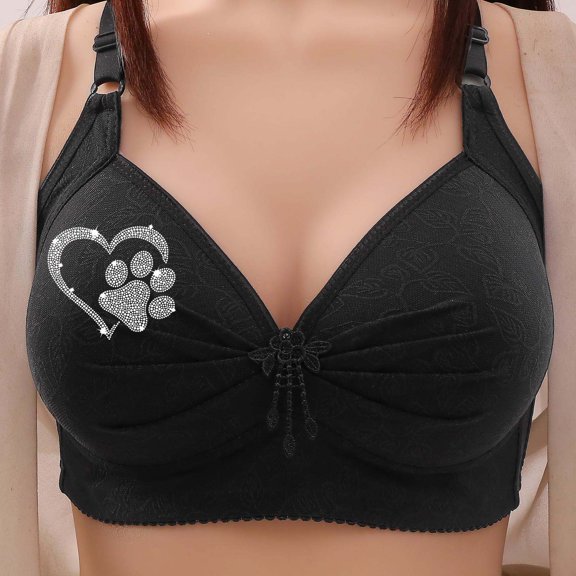 Wireless Bras for Women Push Up DEFG Cup Bra Womens Full Coverage Lifting Padded Comfortable Everyday Underwear Bralettes