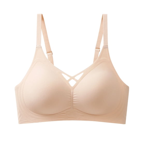 Wireless Bras for Women Push Up Seamless Bralettes Womens Full Coverage Lightly Lined Comfortable Everyday Bra
