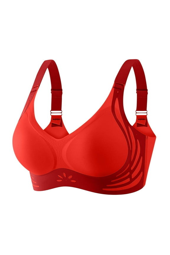 Wireless Bras for Women Push up Bra Seamless Bralettes Wirefree Tshirt Bras with Adjustable Strap