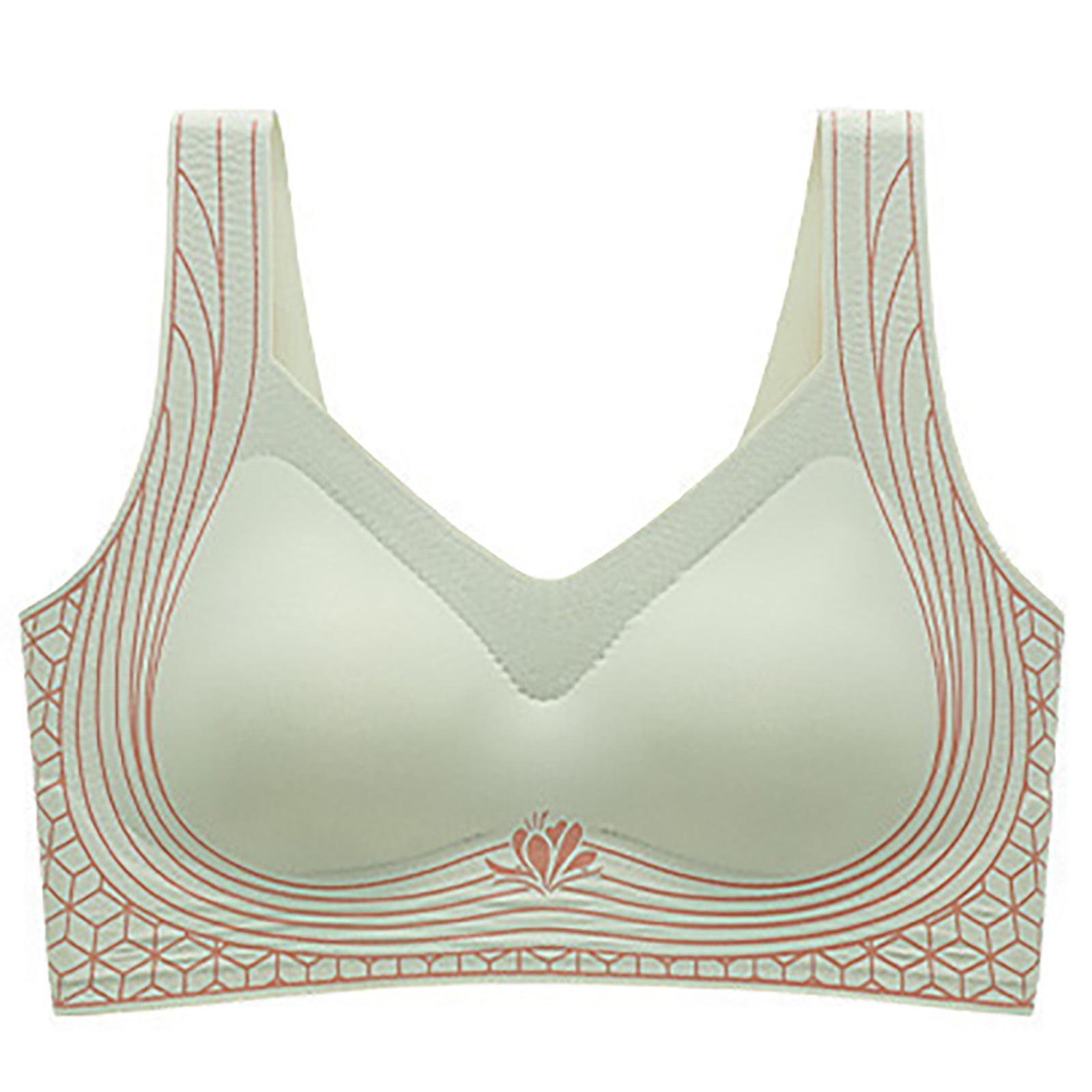 Wireless Bras for Women, Xunlbb Women's Traceless Liquid Underwear Thin ...