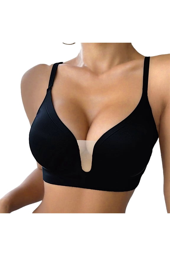 Wireless Bras with Support and Lift Full Coverage Supportive Correction Anti Sagging Bra Wireless Bras