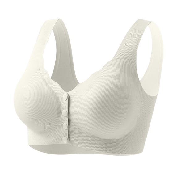 Wireless Bras with Support and Lift Plus Size Thin Front Open Breast Reducing Bra Wireless Bras