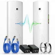 Wireless Bridge Point to Point Outdoor WiFi, Wireless Network Expansion Kit, Long Range High Speed 5G | 2 Units Bridge Kit Complete Pre-Configured - P2P 450(2Pack)