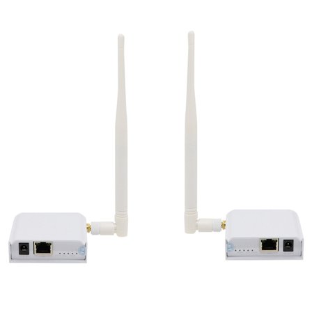 Wireless Bridge Point-to-Point Long Range Access with High-Gain Antenna, 2.4G WiFi Repeater US Plug