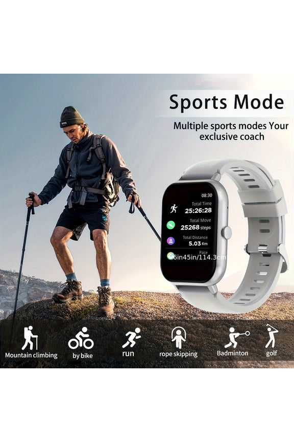 Wireless Calling/dial, Multi -Sport Mode, Calling Reminder And Rejection, Smart Watch, for iPhone/Andriod