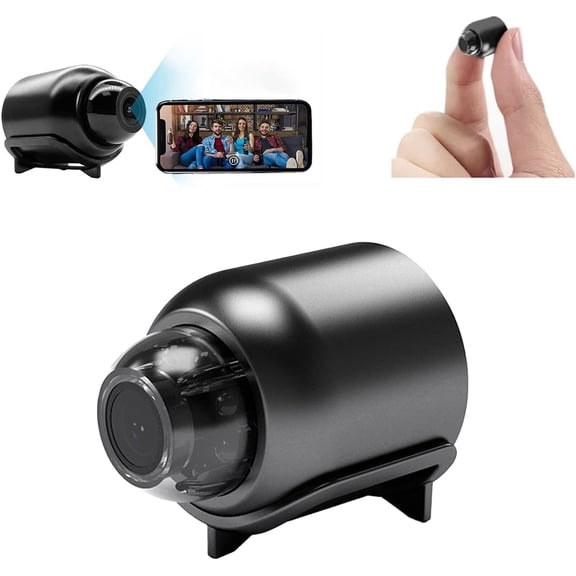Wireless Camera Hidden Cameras, Mini Nanny Cam Smart Home, Small Indoor Outdoor Camera with Remote View, Compatible with Android and IOS, Baby, Pet Monitor, Car Guard