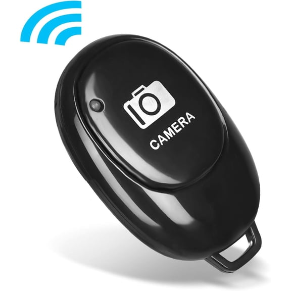 Wireless Camera Remote Shutter - Wireless Remote Control for iPhone & Android Phones iPad Tablets, Portable Selfie Clicker for Photos and Videos