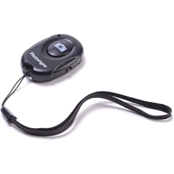Wireless Camera Shutter Clicker | Camera Shutter Remote Control for iPhone & Android Smartphones | Wireless Remote Control Selfie Button - Includes Wrist Strap (1 Pack)