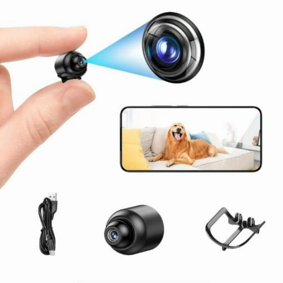 Wireless Camera, WiFi Security Monitoring Camera, USB Plug-in Continuous Power Supply Home Security Cameras for Outdoor & Indoor Dog & CAT Monitoring