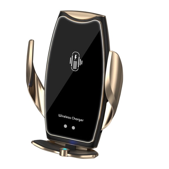 Wireless Car Charger,10W Fast Charging Auto-Clamping Car Phone Holder Mount Air Vent Phone Holder Compatible with iPhone 12/12Pro/SE/11/11Pro/XSMax/XS/XR/X/8, Samsung S10/S9/S8/Note10/Note9 Note 10