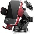 thumbnail image 1 of Wireless Car Charger,【7 Colored RGB Backlit】NEI15W Auto Clamping Car Charger Phone Mount Holder fit for iPhone 15 14 13 12 Mini Pro Max 11 XR XS, Samsung Galaxy S24 Ultra S23 S22 S21+ Note 20, etc, 1 of 16