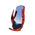 thumbnail image 1 of Wireless Car Charger,Fast Wireless Charger Wireless Charger Stand 15W Fast Charging Intelligent Induction Phone Holder,Electronic Control Telescoping,Fit for All Smartphones,Red, 1 of 9