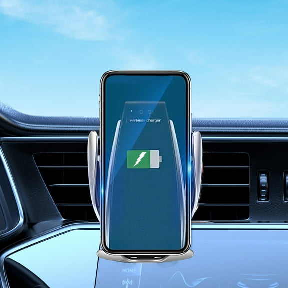 Wireless Car Charger, Harpi Car Accessories Car Charger Phone Mount Phone Holder 10W Fast Charging Auto Clamping Intelligent Induction Scaling Electronic Control Telescoping Fit for All Smartphones