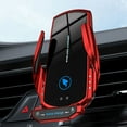 thumbnail image 1 of Wireless Car Charger Mount, Automatic Clamping Wireless Charger Car Smart Infrared Sensor Vent Mount Mobile Phone Bracket Stand, 1 of 3