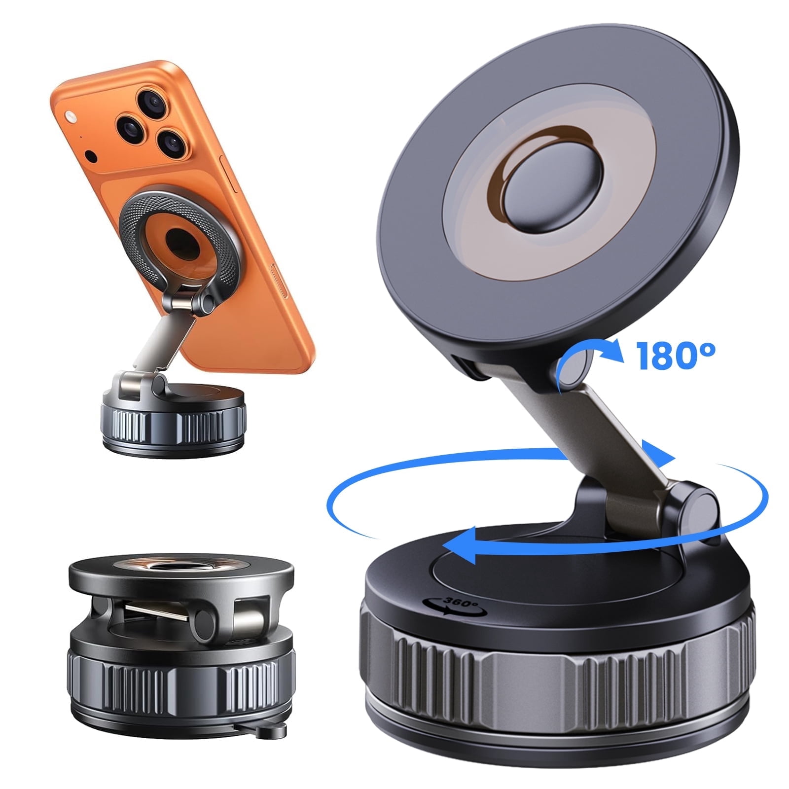 Phone Holders for Your Car - ETEPEHI Mag-Safe Car Mount - 360 Adjustable Phone Mount for Your Car Compatible for iPhone 17 Pro Max 16 15 14 13 12 Air Plus, Car Essentials Accessories deal from Walmart
