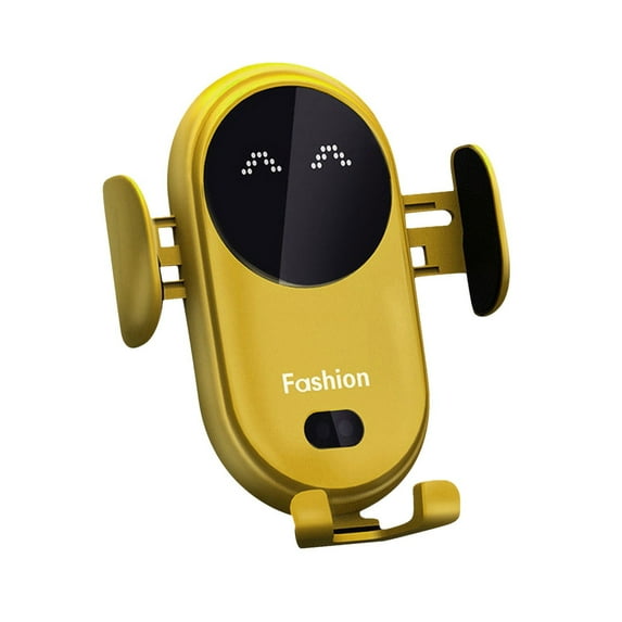 Wireless Car Charger Mount,Infrared Smart Sensor 15W Fast Charging,Fashion Auto Clamping Phone Holder for Car Vent Phone Mount Wireless Charger for Phone