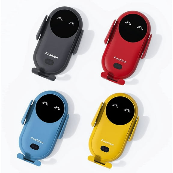 Wireless Car Charger Smart Wireless Auto-Sensor Car Phone Holder Charger, Car Phone Holder Mount Wireless Fast Charging Compatible for iPhone13/12 11/ Pro,Samsung S22+/21/20