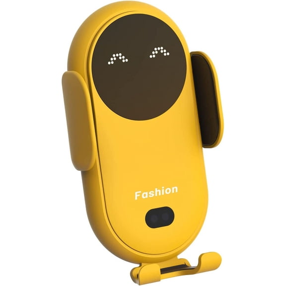 Wireless Car Charger Smart Wireless Auto-Sensor Car Phone Holder Charger, Car Phone Holder Mount Wireless Fast Charging Compatible for iPhone13/12 11/ Pro,Samsung S22+/21/20