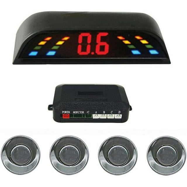 Wireless Car Reversing Radar System Kit LED Display Car Reverse Backup